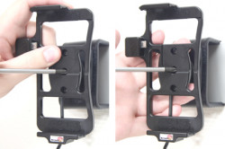 Support voiture  Brodit HTC EVO 3D  installation fixe - Avec rotule, connectique Molex. Chargeur 2A. Réf 513278