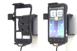 Support voiture  Brodit HTC EVO 3D  installation fixe - Avec rotule, connectique Molex. Chargeur 2A. Réf 513278