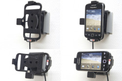 Support voiture  Brodit BlackBerry Curve 9380  installation fixe - Avec rotule, connectique Molex. Chargeur 2A. Réf 513295