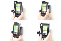 Support voiture  Brodit HTC Radar  installation fixe - Avec rotule, connectique Molex. Chargeur 2A. Réf 513299