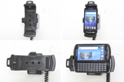Support voiture  Brodit Sony Ericsson Xperia Pro  installation fixe - Avec rotule, connectique Molex. Chargeur 2A. Réf 513323