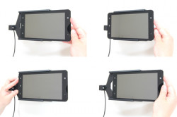 Support voiture  Brodit ZTE Light V9  installation fixe - Avec rotule, connectique Molex. Réf 513371