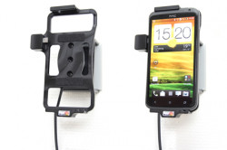 Support voiture  Brodit HTC One X S720e  installation fixe - Avec rotule, connectique Molex. Chargeur 2A. Réf 513377