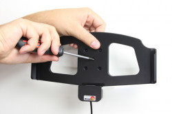 Support voiture  Brodit Samsung Galaxy Tab 2 10.1  installation fixe - Avec rotule, connectique Molex. Réf 513415