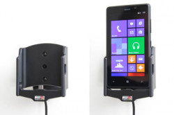 Support voiture  Brodit Nokia Lumia 820  installation fixe - Avec rotule, connectique Molex. Chargeur 2A. Réf 513463