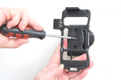 Support voiture  Brodit Sony Xperia V  installation fixe - Avec rotule, connectique Molex. Chargeur 2A. Réf 513472