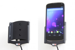Support voiture  Brodit LG Nexus 4  installation fixe - Avec rotule, connectique Molex. Chargeur 2A. Réf 513482