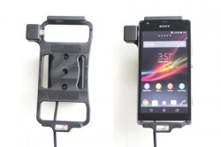 Support voiture  Brodit Sony Xperia SP  installation fixe - Avec rotule, connectique Molex. Chargeur 2A. Réf 513533