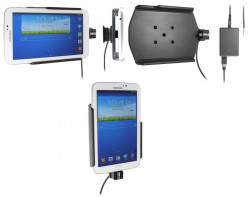 Support voiture  Brodit Samsung Galaxy Tab 3 7.0 SM-T2100  installation fixe - Avec rotule, connectique Molex. Réf 513543