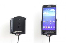 Support voiture  Brodit Samsung Galaxy S4 Active GT-I9295  installation fixe - Avec rotule, connectique Molex. Chargeur 2A. Réf 513545