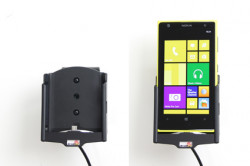 Support voiture  Brodit Nokia Lumia 1020  installation fixe - Avec rotule, connectique Molex. Chargeur 2A. Réf 513550