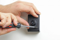 Support voiture  Brodit BlackBerry 9720  installation fixe - Avec rotule, connectique Molex. Chargeur 2A. Réf 513551