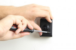 Support voiture  Brodit Motorola Moto X  installation fixe - Avec rotule, connectique Molex. Chargeur 2A. Réf 513557