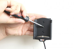 Support voiture  Brodit Motorola Moto X  installation fixe - Avec rotule, connectique Molex. Chargeur 2A. Réf 513557