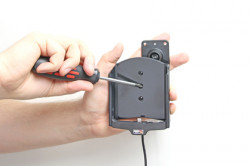 Support voiture  Brodit LG G Flex  installation fixe - Avec rotule, connectique Molex. Chargeur 2A. Réf 513604