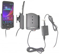 Support voiture  Brodit LG G Flex  installation fixe - Avec rotule, connectique Molex. Chargeur 2A. Réf 513604