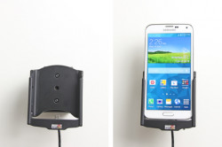 Support voiture  Brodit Samsung Galaxy S5  installation fixe - Avec rotule, connectique Molex. Chargeur 2A. Réf 513623