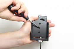 Support voiture  Brodit HTC One (M8)  installation fixe - Avec rotule, connectique Molex. Chargeur 2A. Réf 513624