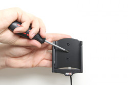 Support voiture  Brodit HTC One (M8)  installation fixe - Avec rotule, connectique Molex. Chargeur 2A. Réf 513624