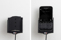 Support voiture  Brodit BlackBerry Classic  installation fixe - Avec rotule, connectique Molex. Chargeur 2A. Réf 513656