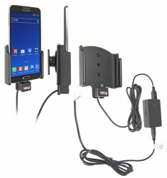 Support voiture  Brodit Samsung Galaxy Note 3 Neo  installation fixe - Avec rotule, connectique Molex. Chargeur 2A. Réf 513664