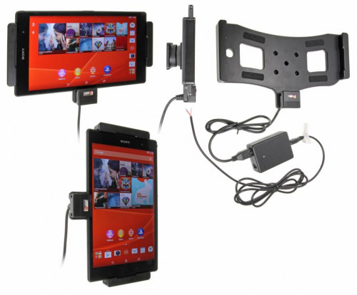 Support voiture  Brodit Sony Xperia Z3 Tablet Compact  installation fixe - Avec rotule, connectique Molex. Réf 513692