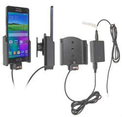Support voiture  Brodit Samsung Galaxy A5  installation fixe - Avec système de connecteur Molex. Chargeur 2A. Avec rotule. Réf 513713