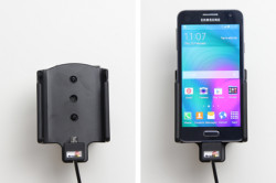 Support voiture  Brodit Samsung Galaxy A3  installation fixe - Avec système de connecteur Molex. Chargeur 2A. Avec rotule. Réf 513715