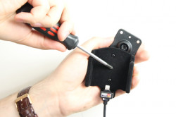 Support voiture Brodit Apple iPhone 5 installation fixe - Avec rotule. Surface 