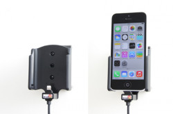 Support voiture  Brodit Apple iPhone 5C  installation fixe - Avec rotule. Chargeur approuvé par Apple. Réf 527562