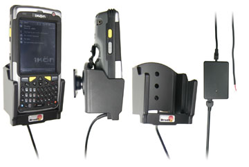 Support voiture  Brodit Psion Iken  installation fixe - Avec rotule, connectique Molex. Chargeur 2A. Avec verrouillage. Réf 971852