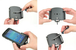 Chargeur 2A. Support réglable. Convient appareils avec et sans étui de dimensions: Larg: 75-89 mm, épaiss.: 12-16 mm. Réf 527628