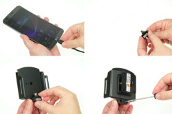 Chargeur 2A. Support réglable. Convient appareils avec et sans étui de dimensions: Larg: 75-89 mm, épaiss.: 12-16 mm. Réf 527630