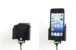 Support voiture Brodit Apple iPhone 5 avec chargeur allume cigare - Avec rotule. Avec câble USB. Chargeur approuvé par Apple. Surface 