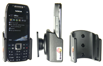 Support voiture  Brodit Nokia E75  passif avec rotule - Pour un montant position fermée. Réf 511009