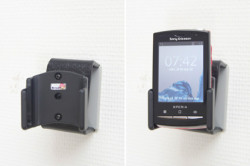Support voiture  Brodit Sony Ericsson Xperia X10 Mini Pro  passif avec rotule - Pour un montant position fermée. Réf 511171