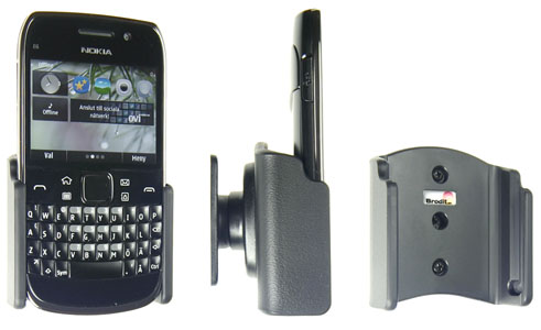 Support voiture  Brodit Nokia E6-00  passif avec rotule - Réf 511283