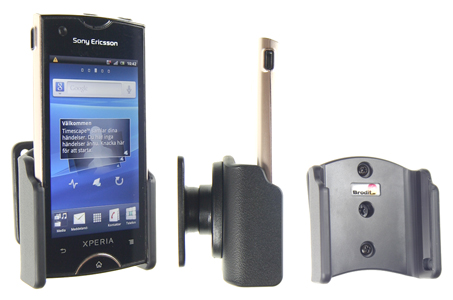 Support voiture  Brodit Sony Ericsson Xperia Ray  passif avec rotule - Réf 511293