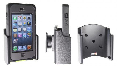 Support voiture Brodit Apple iPhone 5 passif avec rotule - UNIQUEMENT pour Otterbox Armure série. Réf 511510