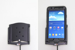 Support voiture  Brodit Samsung Galaxy Note 3 SM-N9005  avec chargeur allume cigare - Avec rotule et le câble USB. Pour  étui Otterbox Defender (non livré). Réf 521583