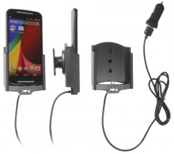 Support voiture  Brodit Motorola Moto G (2nd Gen)  avec chargeur allume cigare - Avec chargeur voiture USB. Avec rotule. Réf 521710