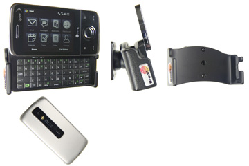 Support voiture  Brodit HTC Touch Pro  passif avec rotule - Pour une position ouverte horizontale. Réf 848882