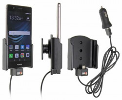 Support voiture Brodit Huawei P9 / Honor 8 avec chargeur allume cigare - Avec rotule. Avec câble USB. Réf 521884