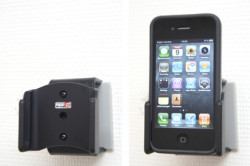 Support voiture  Brodit Apple iPhone 4  passif avec rotule - Convient dispositifs avec Apple bumper d'origine. Réf 511169