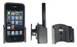 Support voiture  Brodit Apple iPhone 4  passif avec rotule - Convient dispositifs avec Apple bumper d'origine. Réf 511169