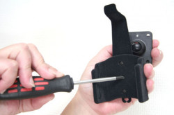 Support voiture  Brodit Apple iPhone 4  passif avec rotule - Pour une position verticale et horizontale plus sûr. Surface &quot