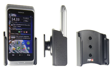 Support voiture  Brodit Nokia E7-00  passif avec rotule - Pour un montant position fermée. Réf 511239