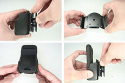 Support voiture  Brodit Apple iPhone 2G  passif avec rotule - Fixation réglable, convient dispositifs avec des étui. Réf 875214