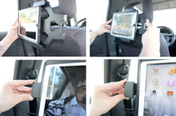 Support voiture  Brodit Apple iPad 2  sécurisé - Support passif avec rotule. Avec verrouillage renforcé Pour  étui Otterbox Defender (non livré). Réf 541366