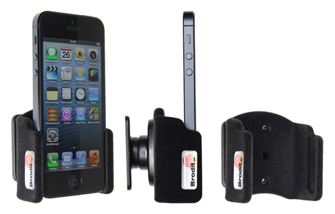 Support voiture  Brodit Apple iPhone 5  passif avec rotule - Surface 